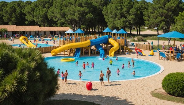 Camping en vendée avec parc aquatique : camping les dunes, votre oasis familiale